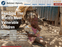 Tablet Screenshot of medicinesforhumanity.org